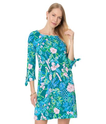 Женские платья Lilly Pulitzer Lidia Платье с вырезом лодочкой и рукавом 3/4