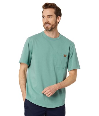 

Мужские рубашки и топы LLBean BeanBuilt Хлопковая футболка с карманами и короткими рукавами