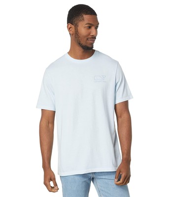 

Мужская одежда Vineyard Vines, окрашенная в одежде винтажная футболка с короткими рукавами и китом