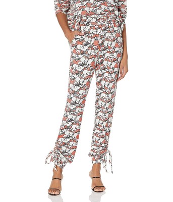 

KENDALL + KYLIE KENDALL + KYLIE Женские спортивные брюки с минеральной отделкой и рюшами по бокам