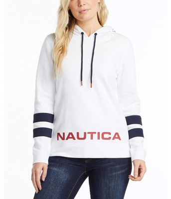 

Женская одежда Nautica Женский классический супермягкий пуловер с капюшоном из 100% хлопка
