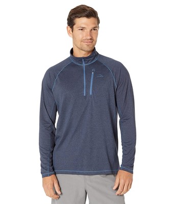 

Мужские рубашки и топы Футболка LLBean Quick Dry Trail с молнией 1/4