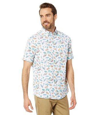 

Мужская одежда спортивная рубашка Southern Tide с короткими рукавами и видом на бассейн с видом на бассейн