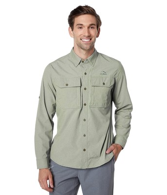 

Мужские рубашки и топы LLBean No Fly Zone Shirt с длинным рукавом