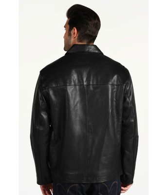Perry ellis portfolio lambskin jacket top