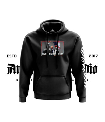 Fight! Fight! Fight! DJT - Unisex Pullover Hoody