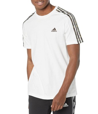 

Мужские рубашки и топы Футболка adidas Essentials Camo с 3 полосками и короткими рукавами