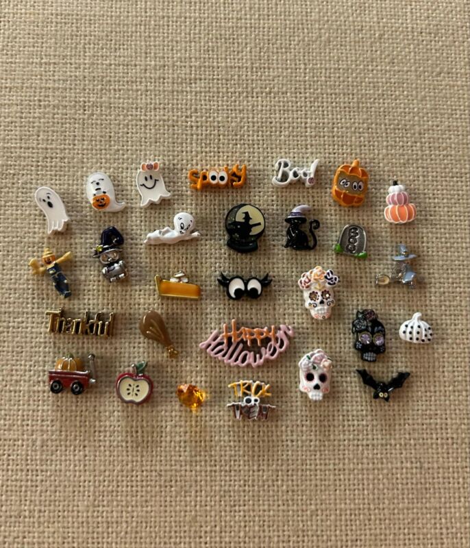 Origami Owl "Your Choice" Halloween & Thanksgiving Charms "New" T1