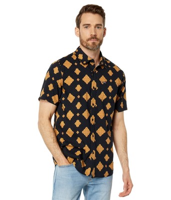 Мужские рубашки и топы из ткани Volcom Grit Mandala с коротким рукавом
