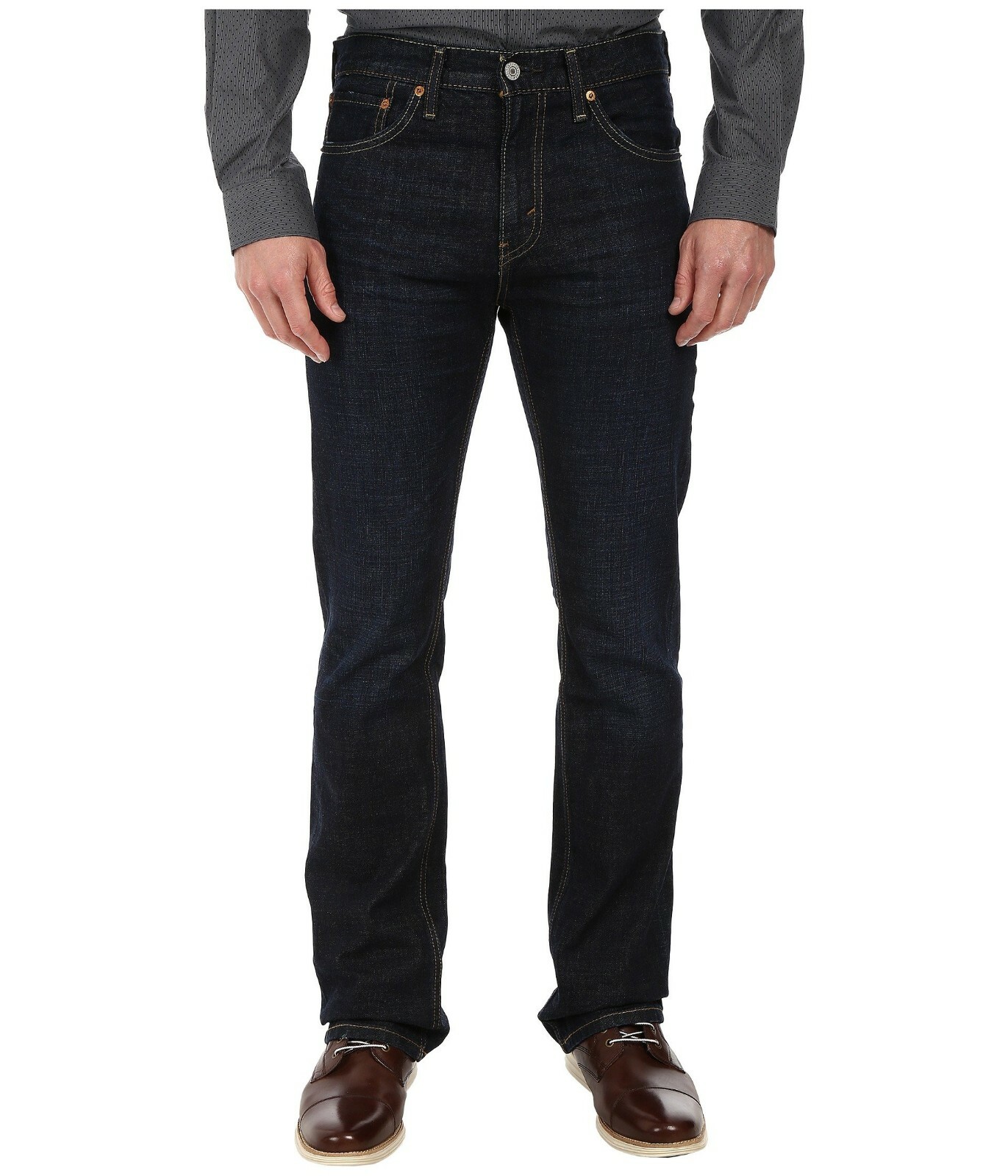 Levis Slim Boot Jeans Indigo Black 