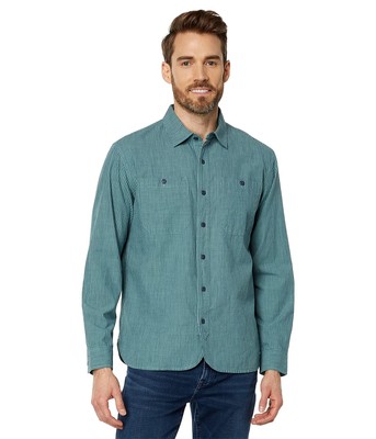 

Мужские рубашки и топы LLBean Signature Indigo Cotton Shirt Regular