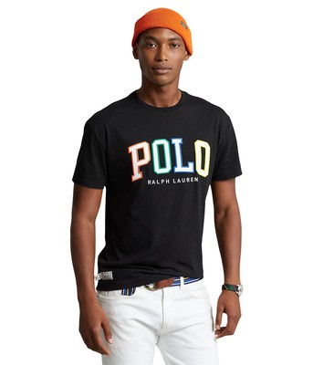 

Мужские рубашки и топы Polo Ralph Lauren Классическая футболка из джерси с логотипом