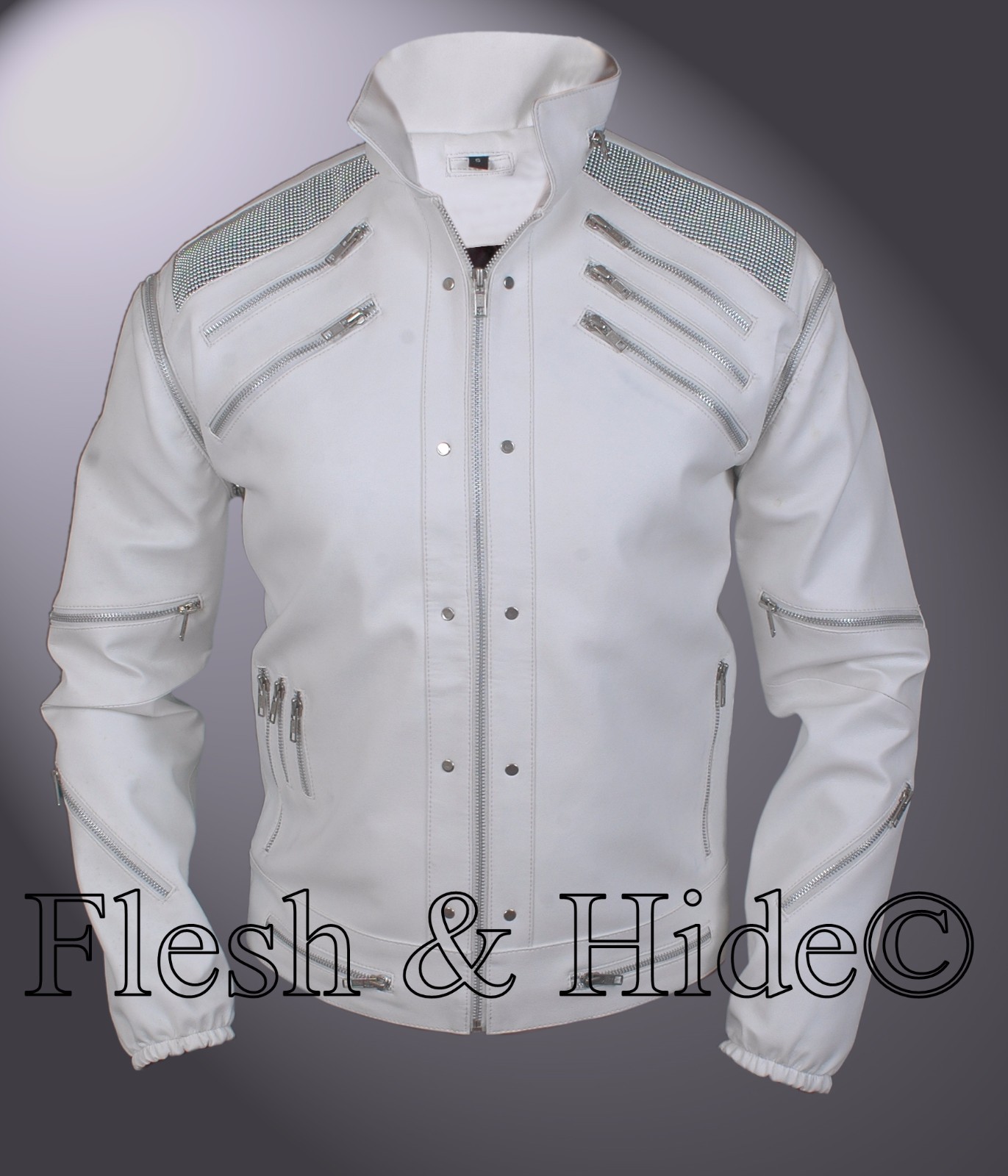 MADEWORN Michel Jackson BEAT IT ダメージ加工 白 MADEWORN Michel Jackson BEAT IT ダメージ加工 白