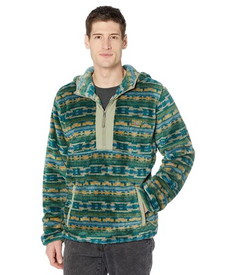 

Мужская одежда LLBean Флисовый пуловер с капюшоном с высоким ворсом и принтом Regular