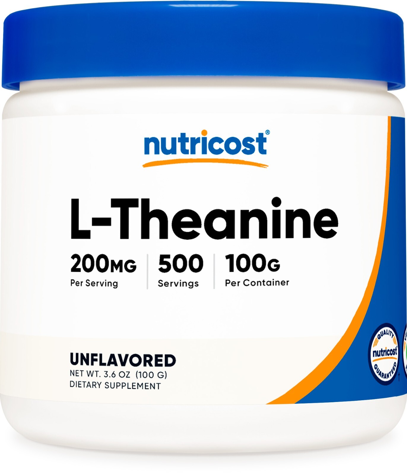 Nutricost Pure порошок L-теанина 100 грамм