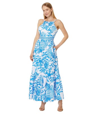Женские платья Lilly Pulitzer Charlese из хлопка на бретелях Макси