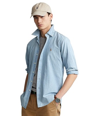 

Мужские рубашки и топы Polo Ralph Lauren Chambray Sport Shirt