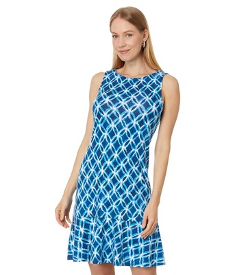 Женские платья Tommy Bahama Darcy Прекрасное платье с решетчатыми рукавами