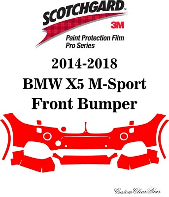 3M Scotchgard Paint Protection Film Pro Serie 2015 2016 2017 2018 BMW X5 M-Sport