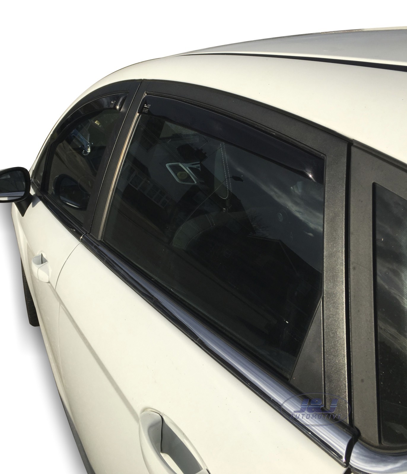 DFO15287 FORD FIESTA VII mk7 5door 20082017 wind deflectors 4pc set TINTED HEKO 5905784870748