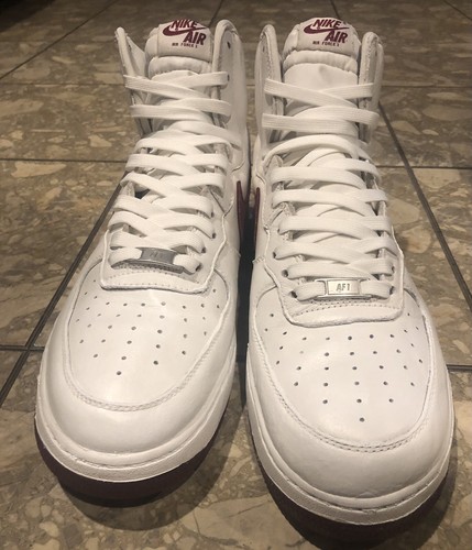 air force 1 burgundy swoosh
