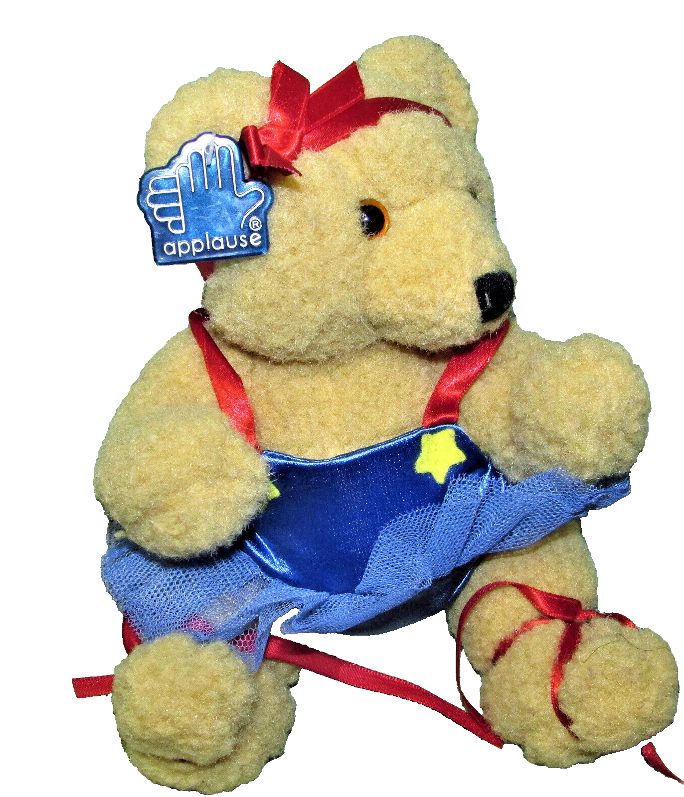 9" Applause BALLERINA TEDDY Bears in Toyland Plush Jointed B