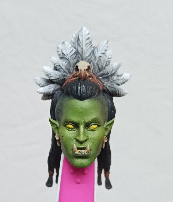 Mythic Legions Custom Female Orc Head