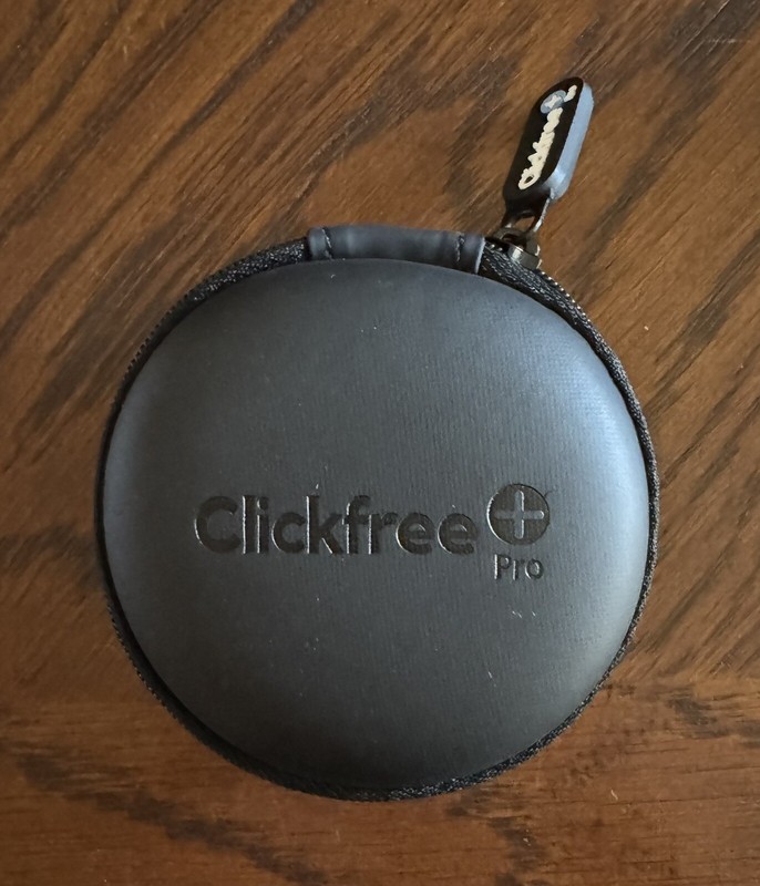 ClickFree Pro 128GB Universal Storage Device w/Travel Case Video Saver/Gold