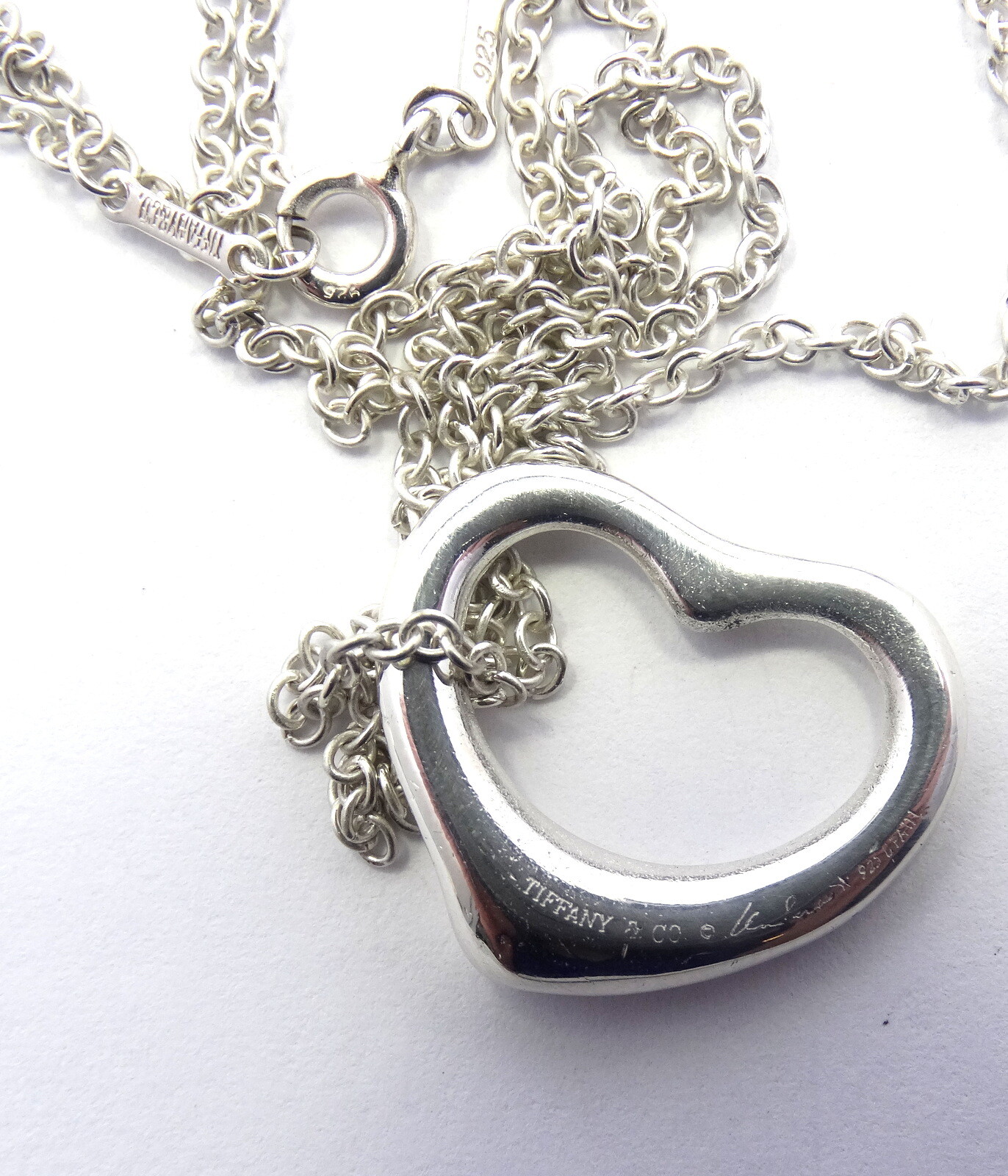 ELSA PERETTI TIFFANY & CO Spain OPEN HEART 925 Sterling