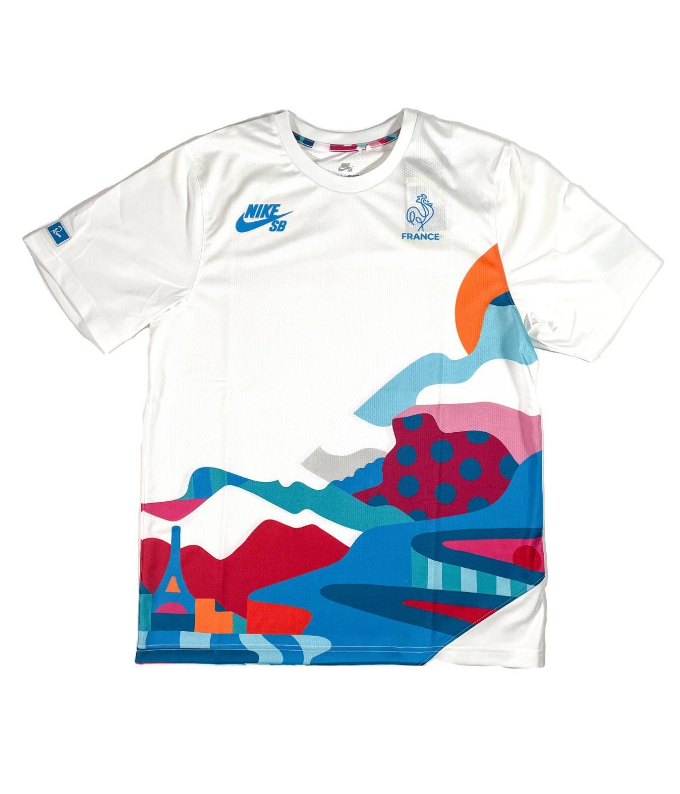 2020 Youth Nike SB France Olympic Skate Boarder Jersey 2020 Youth Nike SB France Olympic Skate Boarder Jersey