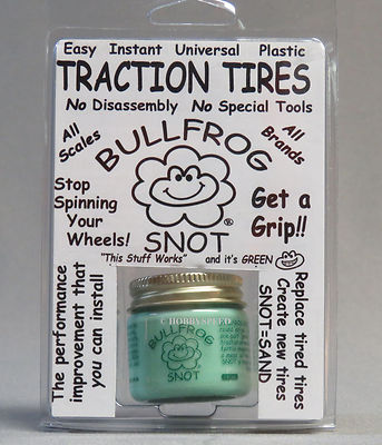 BULLFROG SNOT EASY INSTANT UNIVERSAL PLASTIC ENGINE TRACTION TIRES train BFS-1