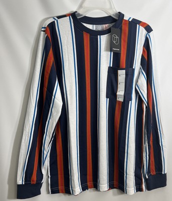 Original Use Men's Multicolor Long Sleeve Front Pocket Shirt S