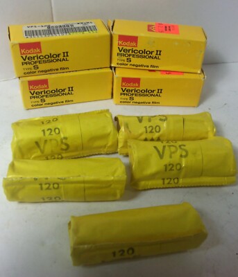 Lot (9) Kodak Vericolor ii Professional Type S (Color Negative) Expired 1982-84