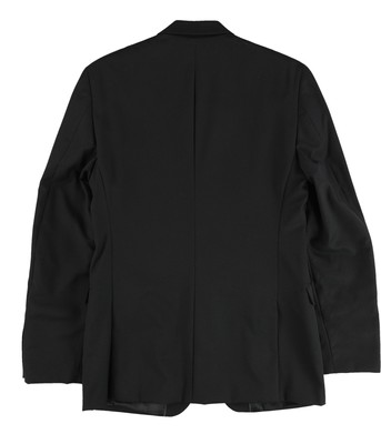 Pre-owned Bar Iii Mens Professional Two Button Blazer Jacket In Black
