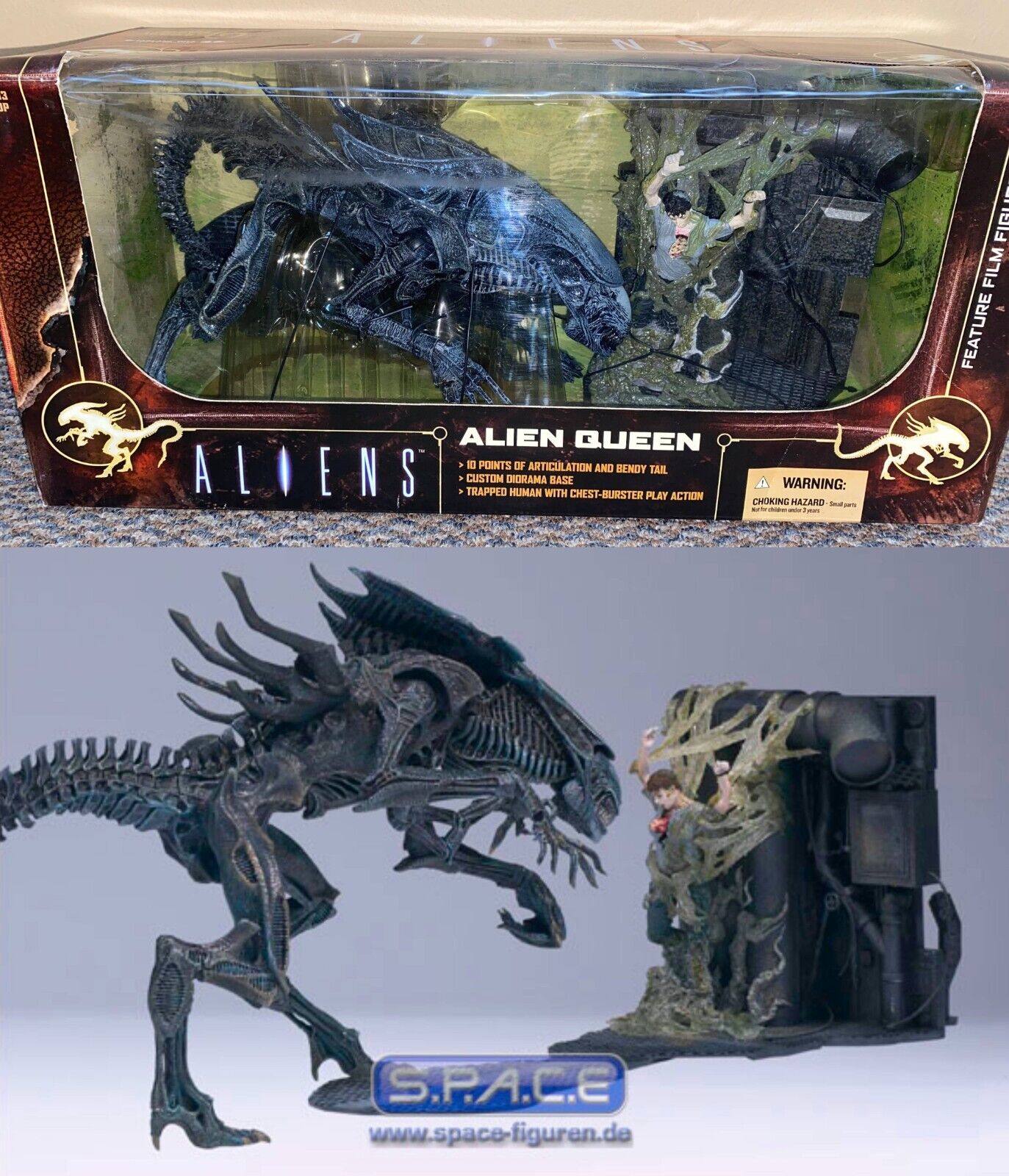 Alien Queen Box Set Chestburster McFarlane Movie Maniacs Toy Alien Queen Box Set Chestburster McFarlane Movie Maniacs Toy