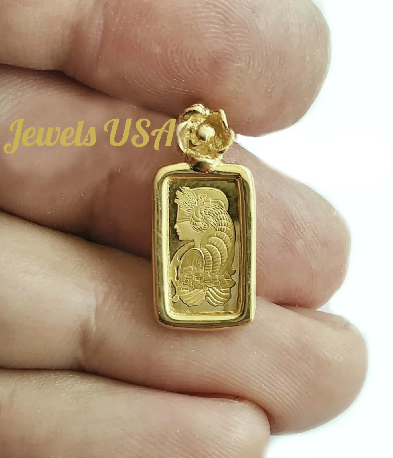 BOSS　FORTUNA LADY　INGOT 1g VERSACE Lady Fortuna™ Gold Minted Bar - 1g | PAMP