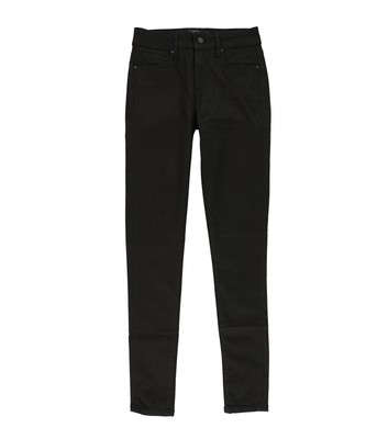 Dstld Womens Solid High Rise Skinny Fit Jeans