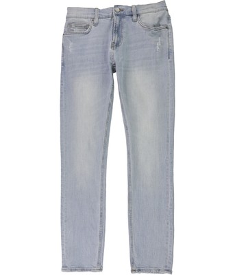 DSTLD Mens Faded Skinny Fit Jeans, Blue, 29W x 30L