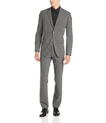 Pre-owned Theory Mens Tailor Two Button Blazer Jacket, Grey, 38 Regular In Gray