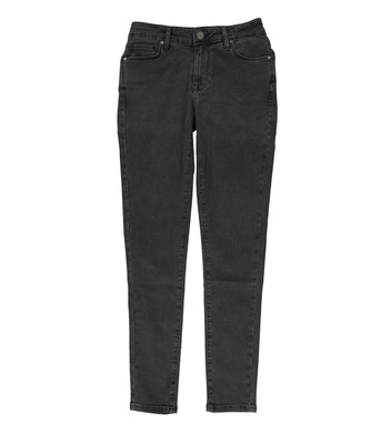 DSTLD Womens Solid Stretch Jeans, Black, 27