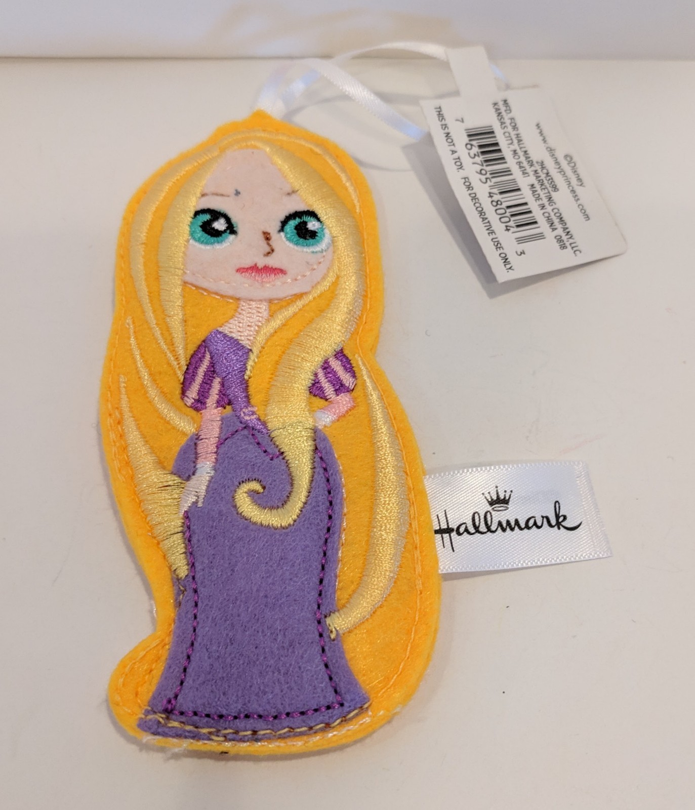 Hallmark Felt Disney Princess Rapunzel Christmas Ornament - Target Exclusive