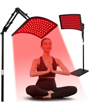 Red Light Therapy Lamp LED Infrared Face Body Panel Arthritis Back Pain Relief