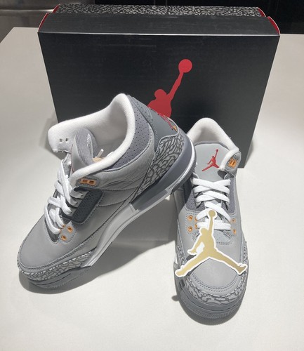 Nike Air Jordan 3 Retro Cool Grey 21 Size 7y Grade School Gs 012