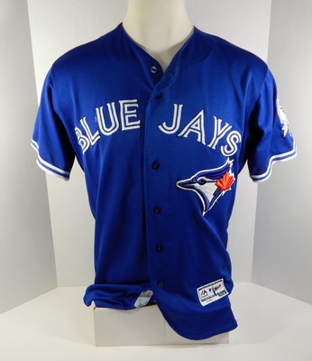 2016 Toronto Blue Jays Jesse Chavez #30 Game Used Blue Jersey 40th Anv Patch