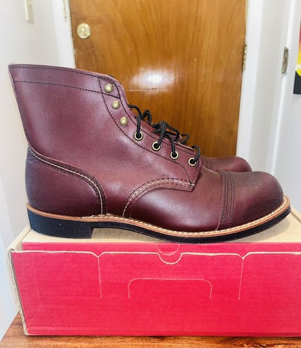 Red Wing 8119 Heritage Iron Ranger Oxblood Cap Toe Boots