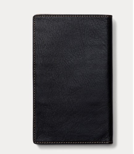 RRL Ralph Lauren English Tumbled Sheepskin Leather Passport Case Wallet
