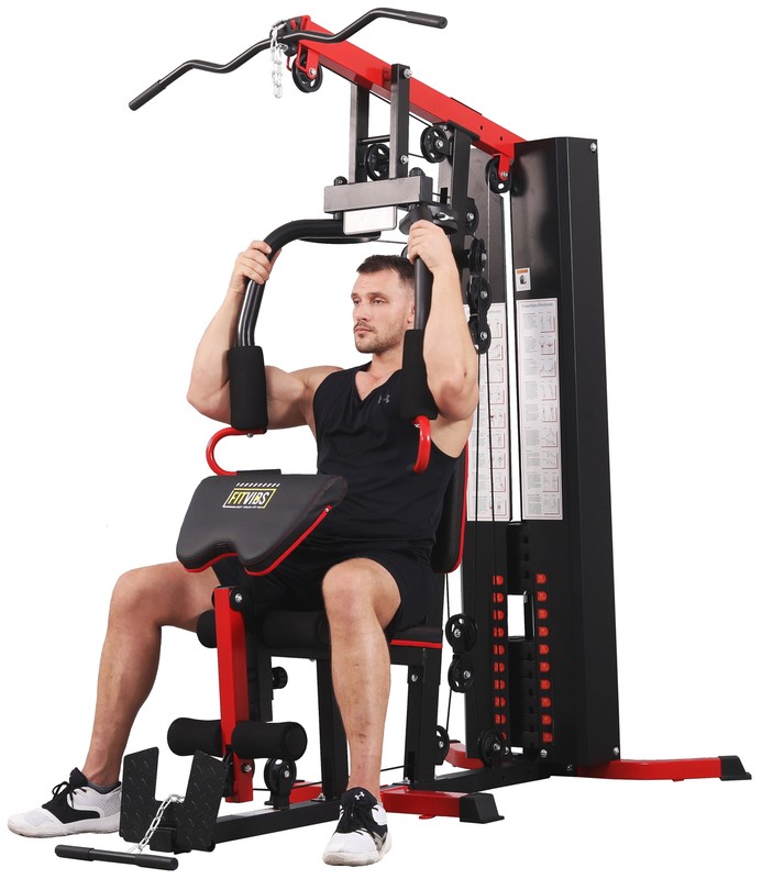 Multifunctional Home Gym System Full Body Workout Station 330lb Weight Workout