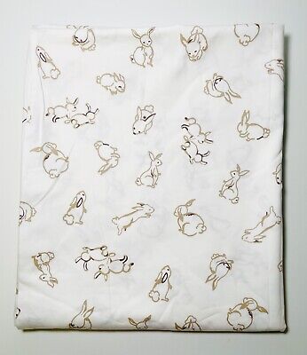 Ikea RÖDHAKE Duvet cover 1 pillowcase Baby crib rabbit pattern 43x49/14x22  Mint
