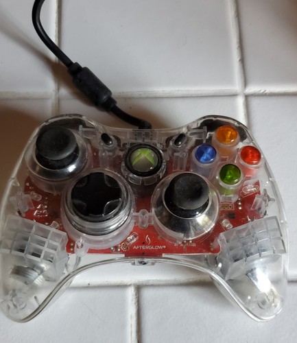 AFTERGLOW for Xbox 360 PL-3702 コントローラー Xbox 360 Wired Clear Afterglow Controller Model PL-3602 | eBay