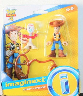Imaginext Woody and Forky Action Figure Toy Story Disney Pixar